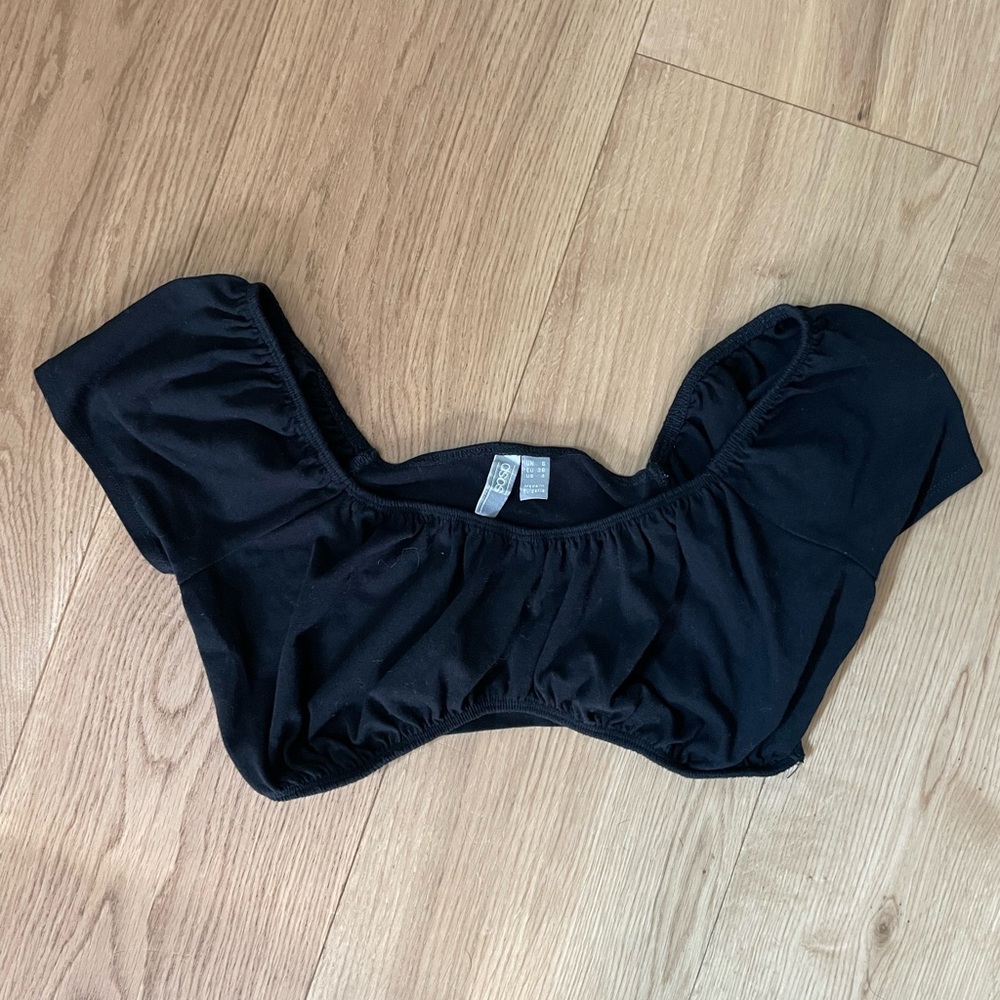 ASOS Black Ultra-Cropped Top